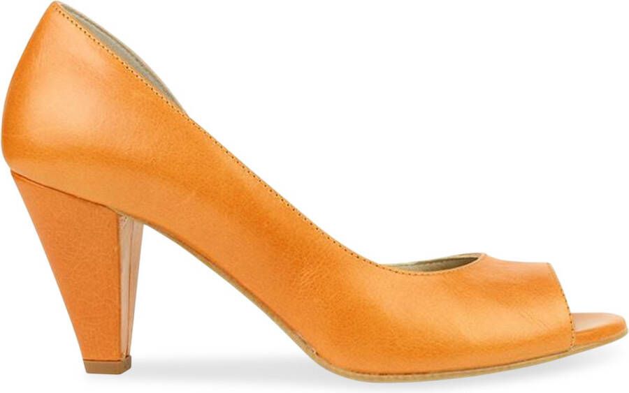 Noë Shoes Nicolina Peeptoe Pumpkin