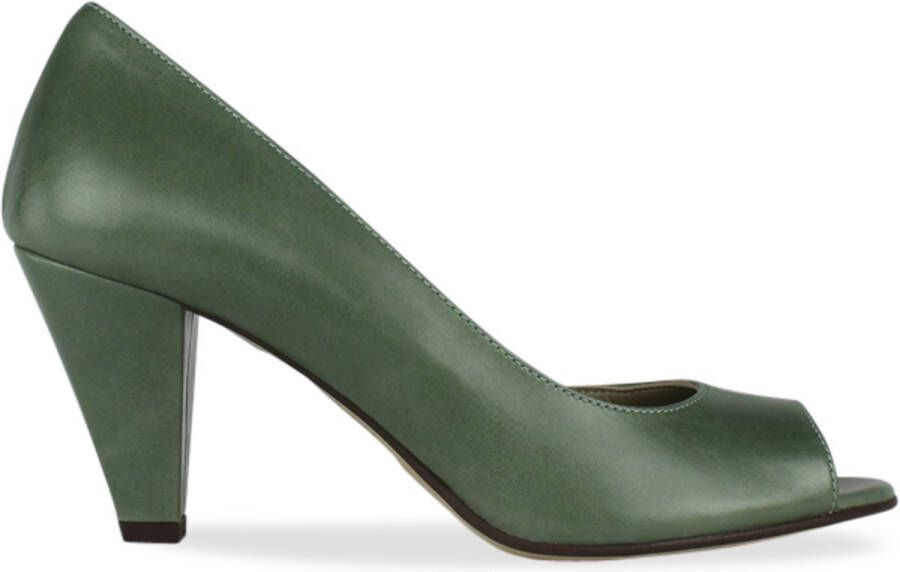 Noë Shoes Nicolina Peeptoe Sage