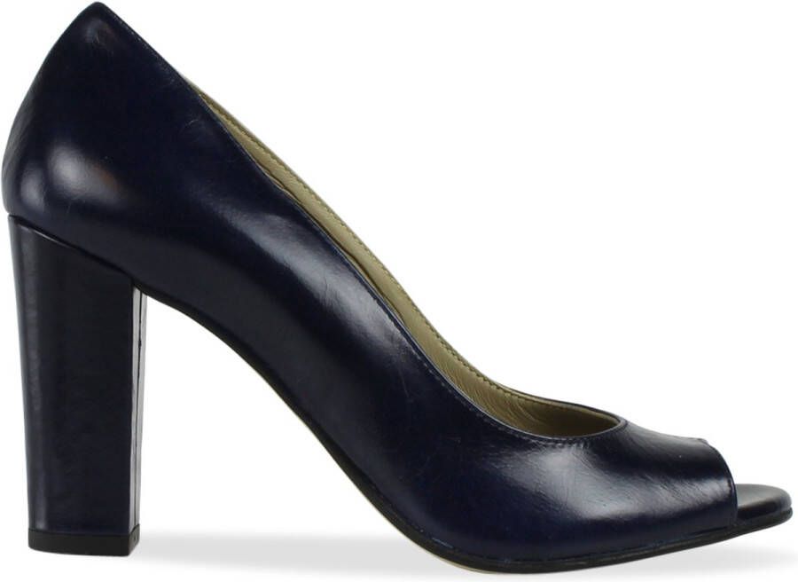 Noë Shoes Nicoline Peeptoe Cobalt