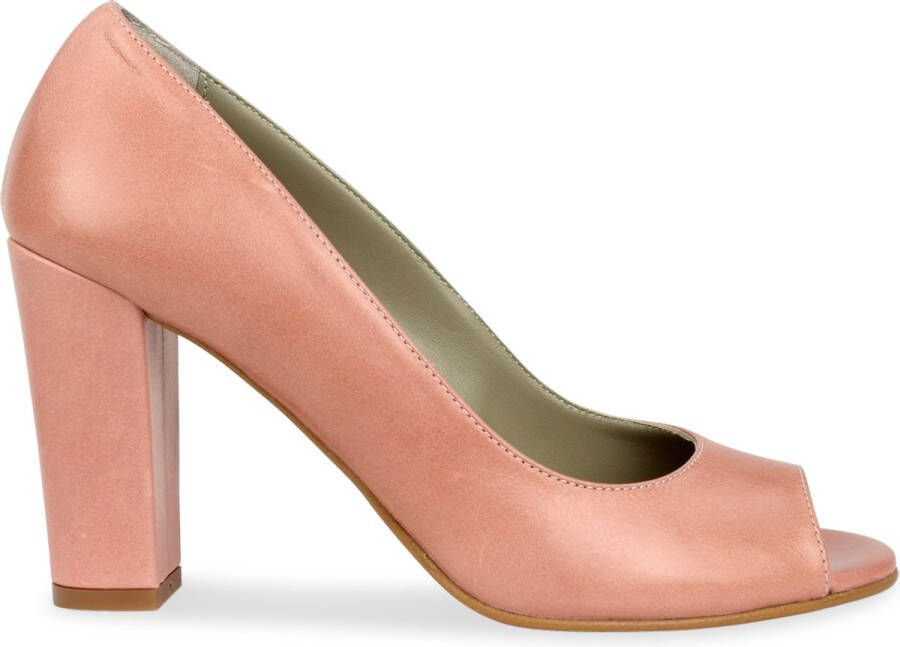 Noë Shoes Nicoline Peeptoe Coral