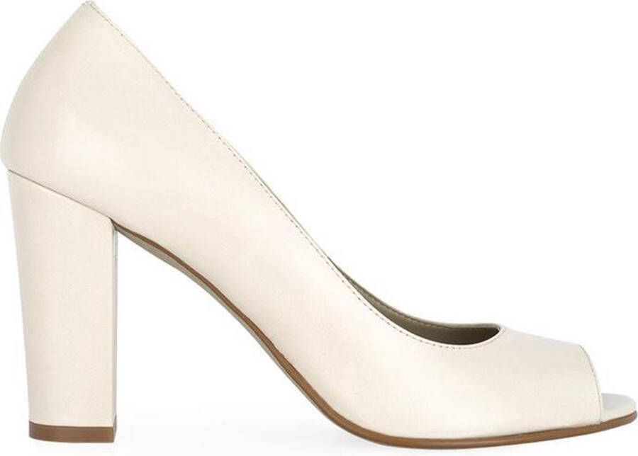 Noë Shoes Nicoline Peeptoe Cream