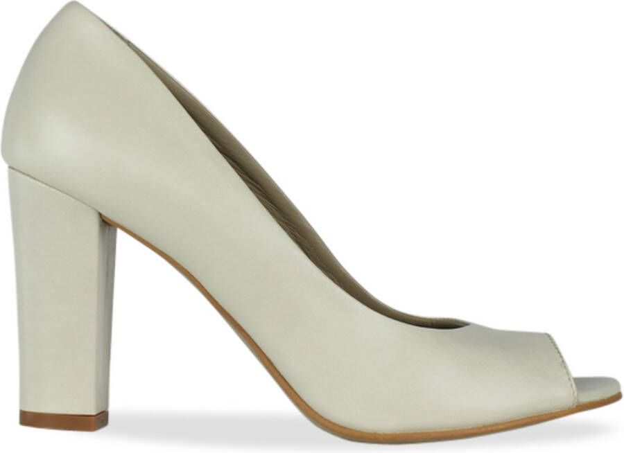 Noë Shoes Nicoline Peeptoe Cream