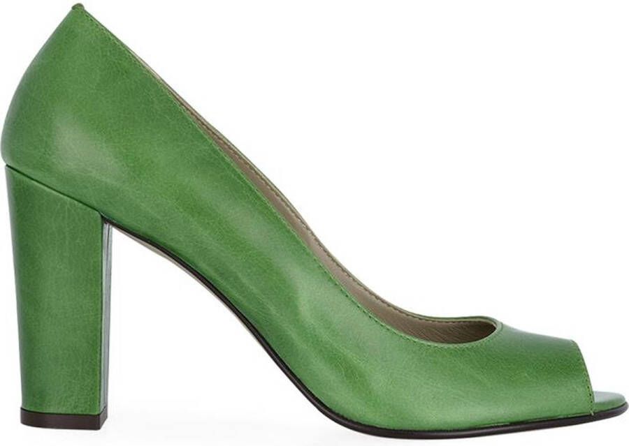 Noë Shoes Nicoline Peeptoe Emerald