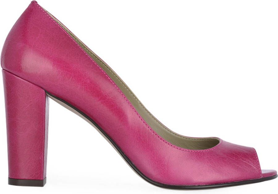 Noë Shoes Nicoline Peeptoe Fuxia