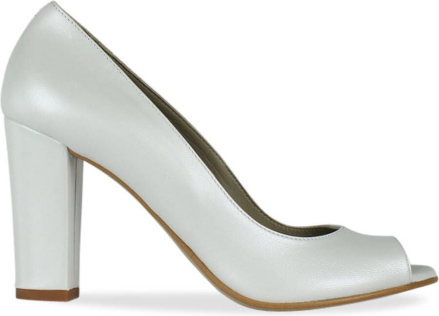 Noë Shoes Nicoline Peeptoe Ivory