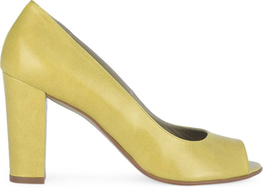 Noë Shoes Nicoline Peeptoe Lemon