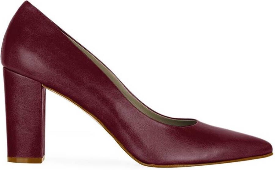 Noë Shoes Nirma Pump Burgundy