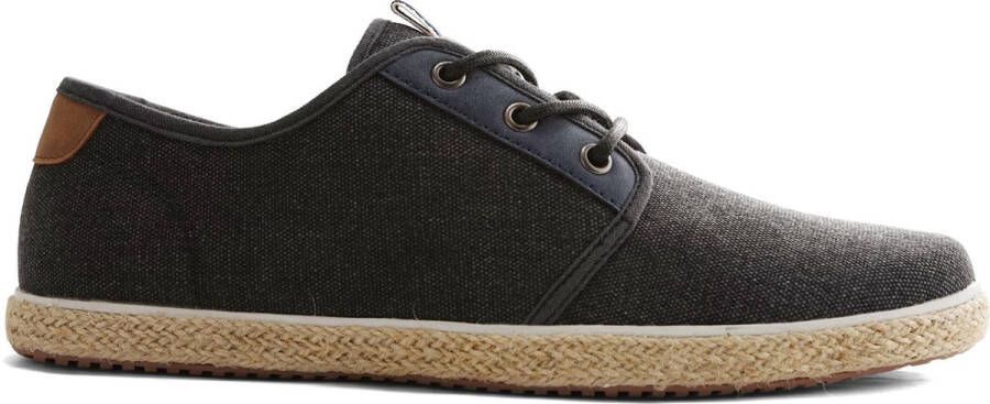 NoGRZ W.B. Griffin Canvas heren espadrilles met veters Grijs - Foto 1