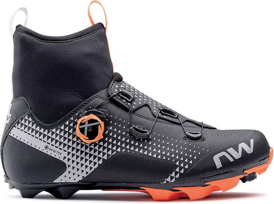 Northwave Celsius XC GTX Fietsschoenen Mannen zwart grijs oranje