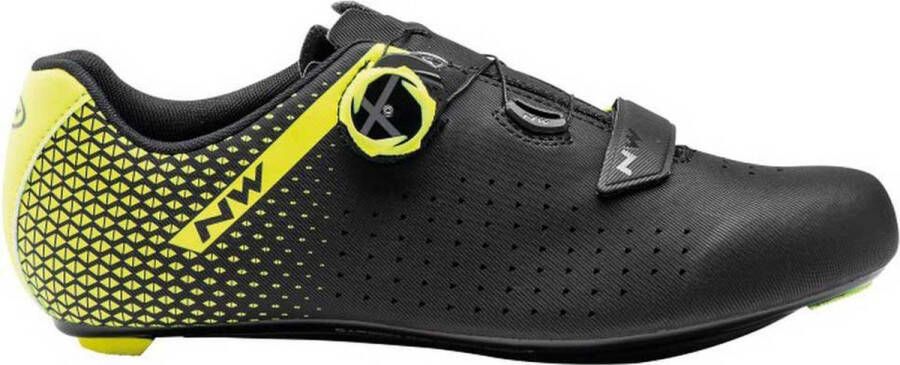 Northwave Core Pl Racefiets Schoenen Black Yellow Fluo