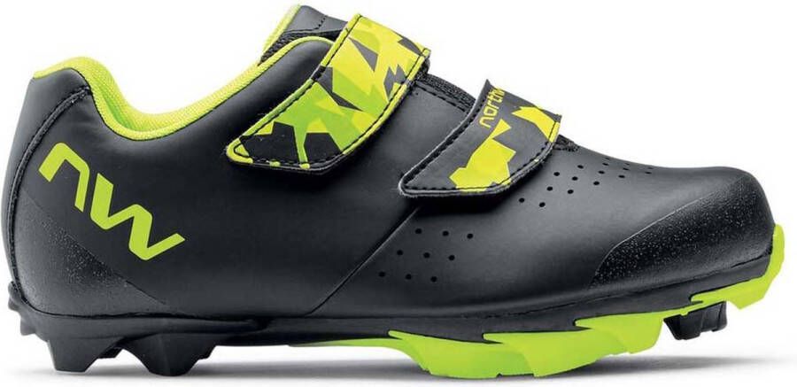 Northwave Origin Junior MTB-Schoenen Black Fluor Yellow Kinderen