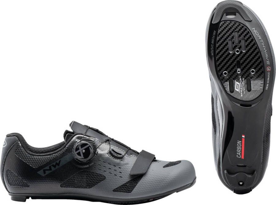 Northwave Storm Carbon Race Fietsschoen Anthracite Black