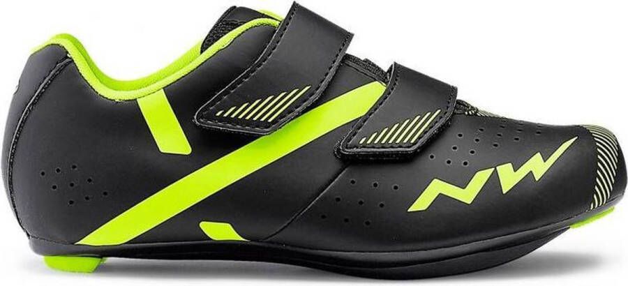 Northwave Race Fietsschoenen Torpedo 2 Junior Black Fluo Yellow