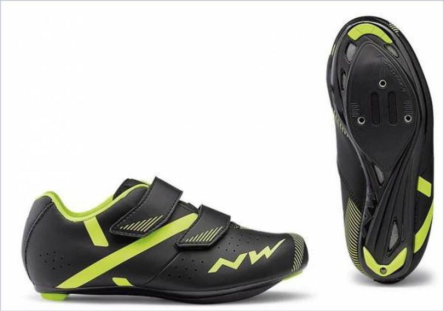 Northwave Race Fietsschoenen Torpedo 2 Junior Black Fluo Yellow