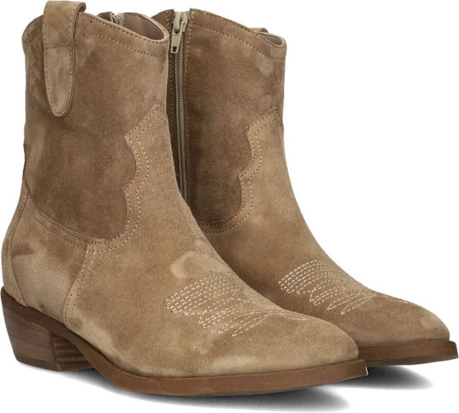 Notre-V 08-180 Laarzen Suède Dames Camel