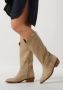 Notre-V 08-184 Cowboylaarzen Western Laarzen Dames Beige - Thumbnail 2