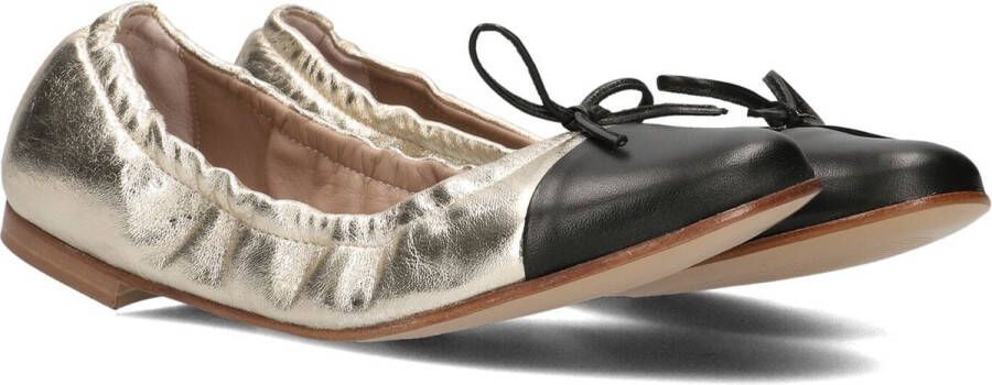 Notre-V 08-323 Ballerina's Ballarina Schoenen Instappers Dames Goud