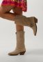 Notre-V 08-480 Cowboylaarzen Western Laarzen Dames Beige - Thumbnail 8