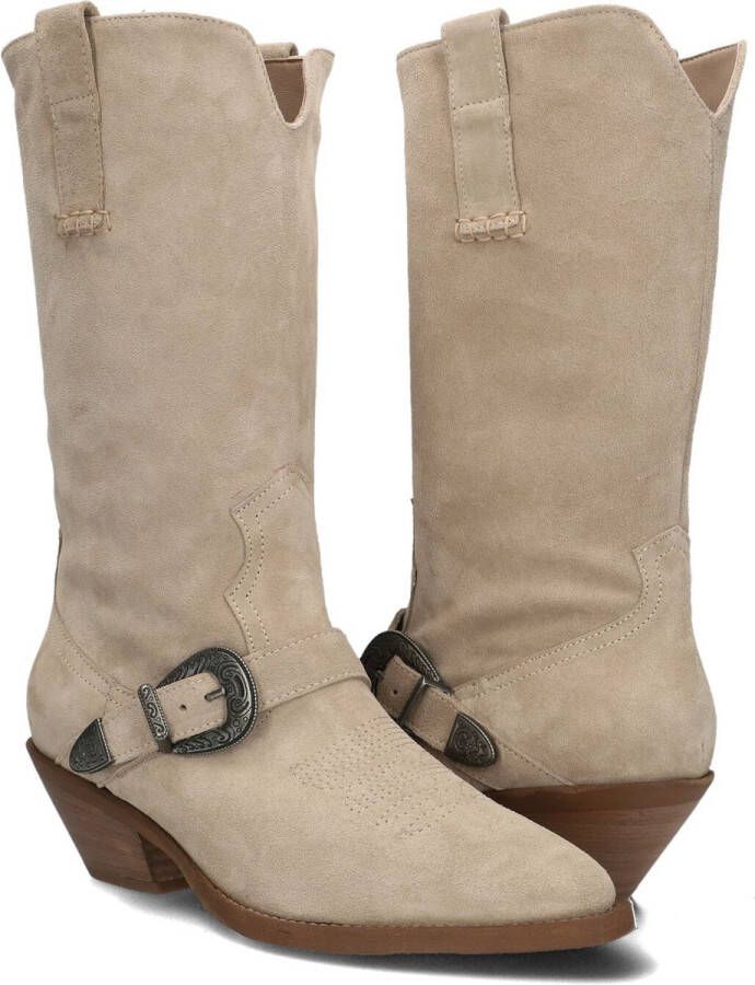 Notre-V 08-480 Laarzen Suède Dames Beige