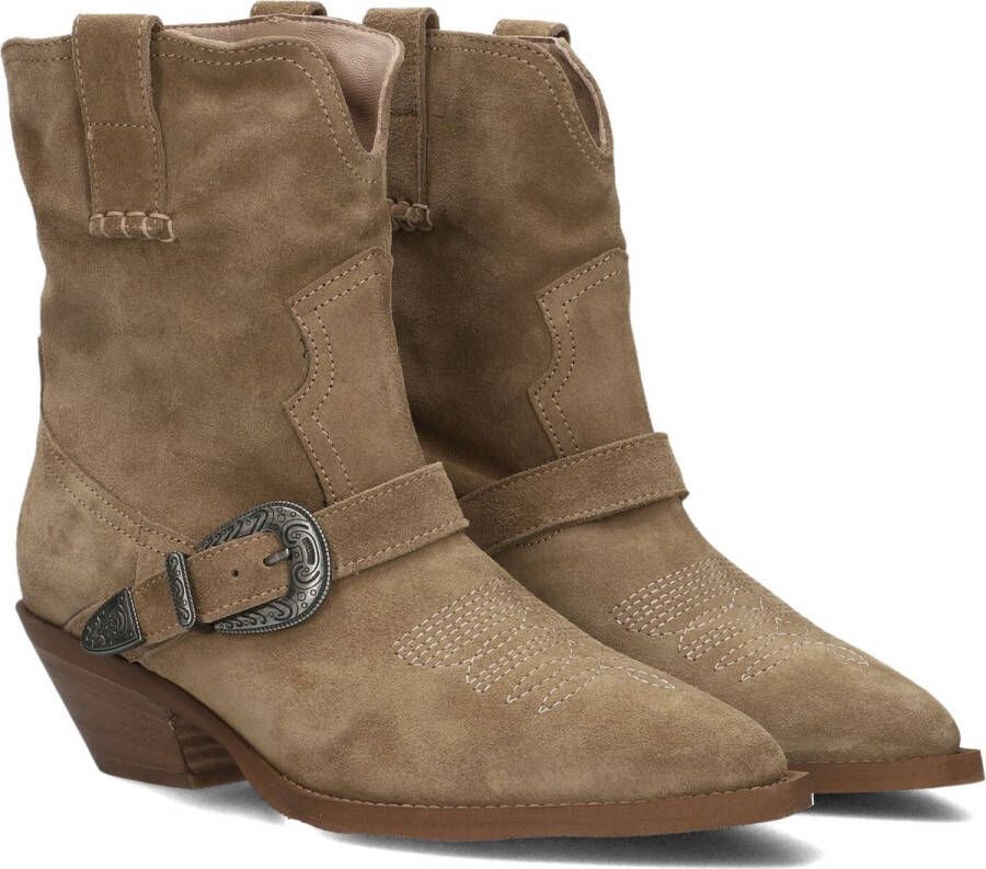 Notre-V 08-481 Enkellaarsjes Dames Taupe