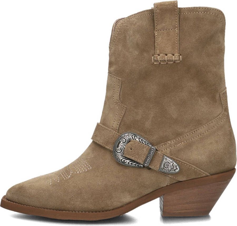 Notre-V 08-481 Enkellaarsjes Dames Taupe