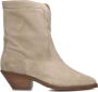 Notre-V 08-483 Cowboylaarzen Western Laarzen Dames Beige - Thumbnail 2