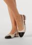 Notre-v Beige leren slingbacks voor dames White Dames - Thumbnail 8