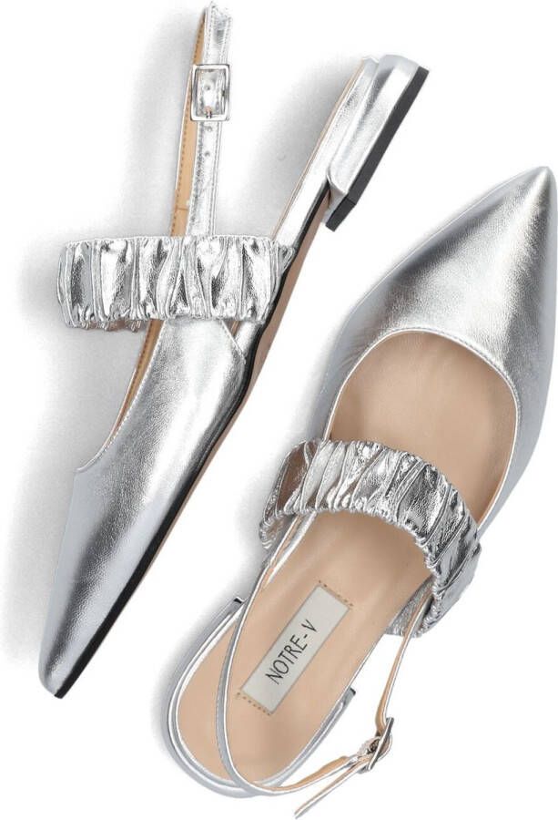 Notre-V 12237 Slingbacks Dames Zilver