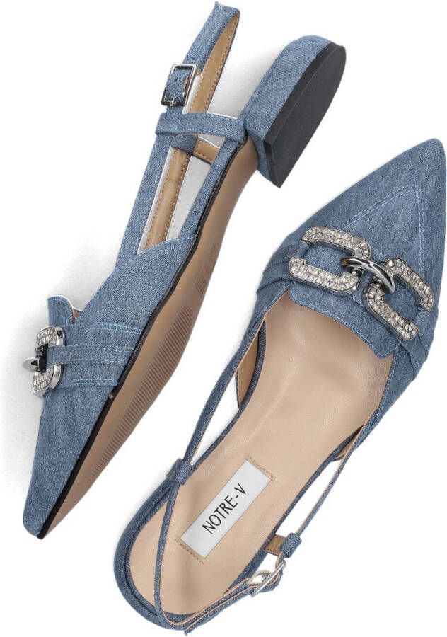 Notre-V 12242 Slingbacks Dames Blauw