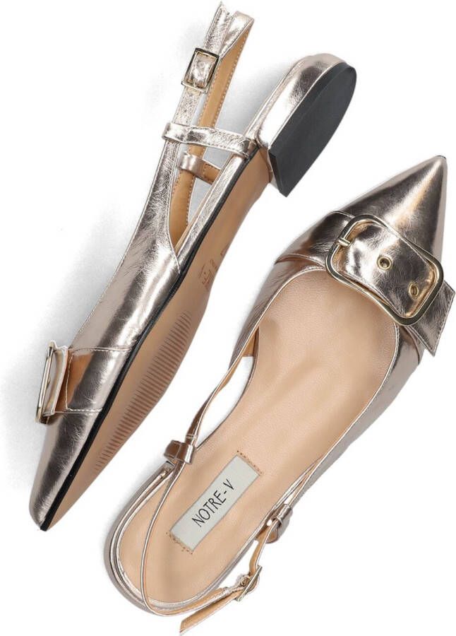 Notre-V 12250 Slingbacks Dames Goud