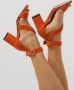 Notre-V 16036 Sandalen Dames Oranje - Thumbnail 7