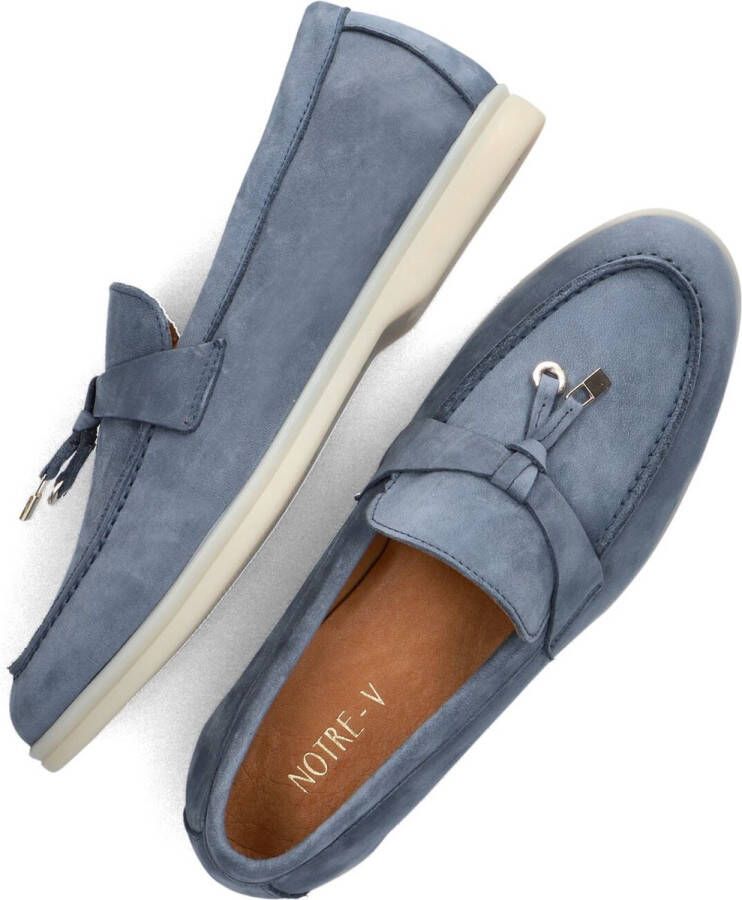 Notre-V 179 Loafers Instappers Dames Blauw