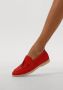 Notre-V 179 Loafers Nubuck Instapper Dames Rood - Thumbnail 2