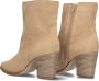 AYANA 1girl212 Enkellaarsjes Enkelboots met rits Dames Camel - Thumbnail 2