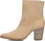 AYANA 1girl212 Enkellaarsjes Enkelboots met rits Dames Camel - Thumbnail 8