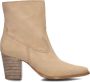 AYANA 1girl212 Enkellaarsjes Enkelboots met rits Dames Camel - Thumbnail 2