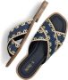 Notre-V 23172 Slippers Dames Blauw - Thumbnail 2