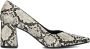 Notre-v Beige Slangenprint Pumps Multicolor Dames - Thumbnail 2