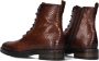 Notre-v Cognac Leren Veterschoenen Brown Dames - Thumbnail 2