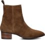 Notre-V 3221 Enkellaarsjes Enkelboots met rits Dames Cognac - Thumbnail 2