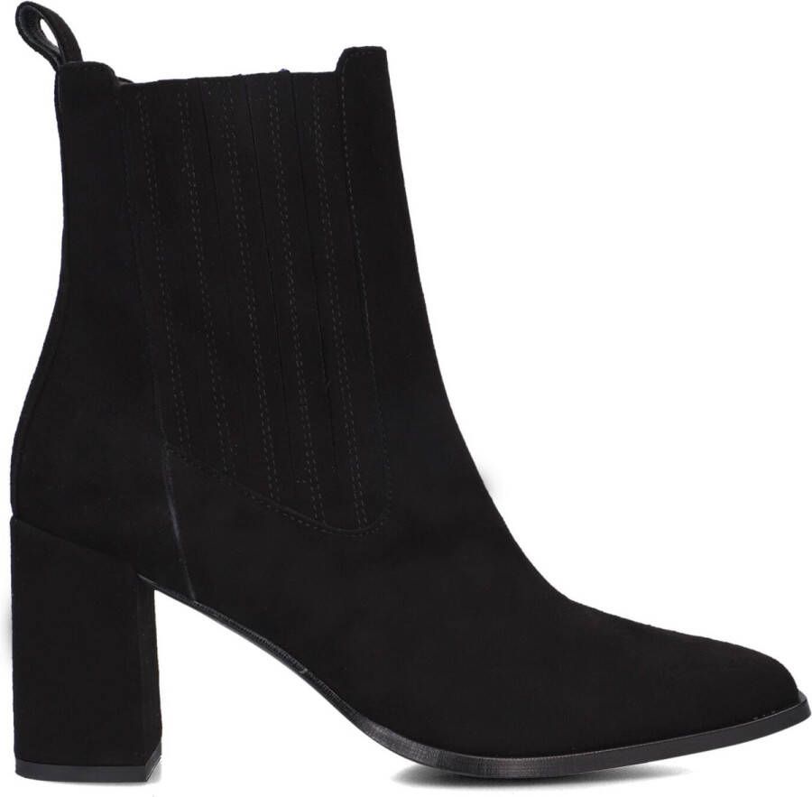 Notre-V 33028 Enkellaarsjes Enkelboots met rits Dames Zwart