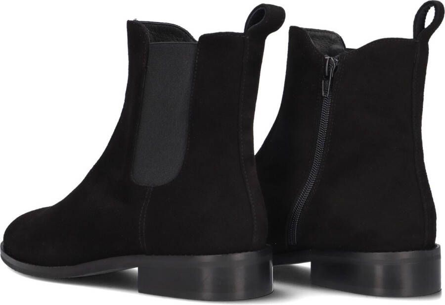 Notre-V 3422 Enkellaarsjes Enkelboots met rits Dames Zwart