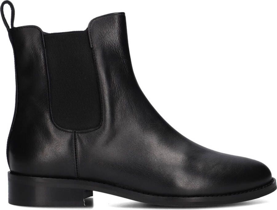 Notre-V 3422 Enkellaarsjes Enkelboots met rits Dames Zwart