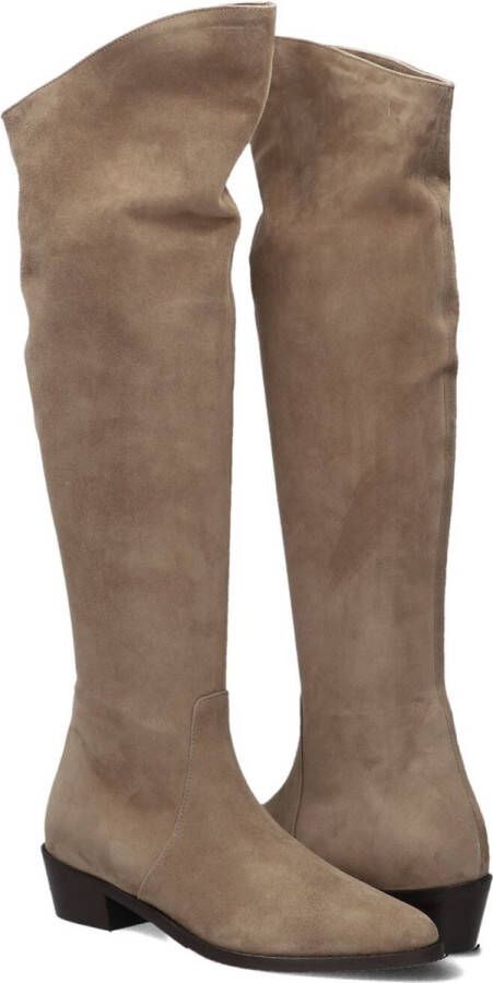 Notre-V 394492 Laarzen Suède Dames Taupe