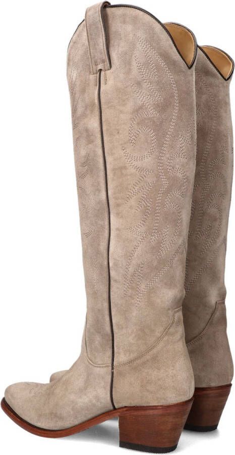 Notre-V 41815 Cowboylaarzen Western Laarzen Dames Taupe