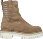 Notre-V Notre V 42422 Enkelboots Enkellaarsjes Dames Camel - Thumbnail 2