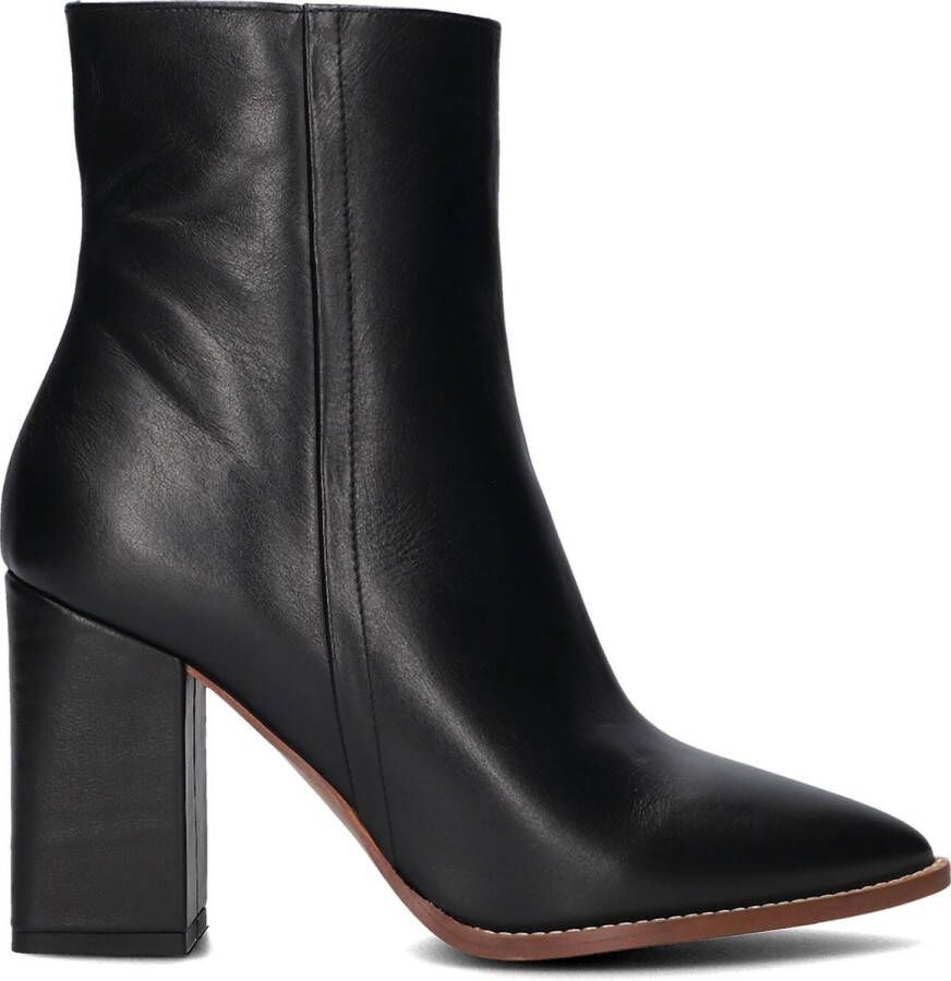 Notre-V 46936 Enkellaarsjes Enkelboots met rits Dames Zwart