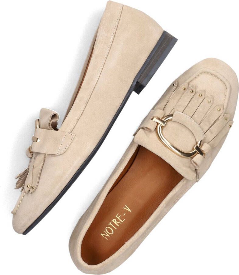 Notre-V 5648 Loafers Instappers Dames Beige