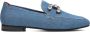 Notre-V 6112 Mocassins Instappers Dames Blauw - Thumbnail 8