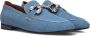 Notre-V 6112 Mocassins Instappers Dames Blauw - Thumbnail 2